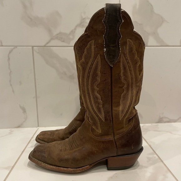 Justin Boots | Made In The USA Leather Cowboy Boots - Picture 4 of 12